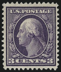 Sale 1014, Lot 1803, 1909 Washington-Franklin Bluish Paper, Incl. 4c and 8c (Scott 357-366)