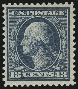 Sale 1014, Lot 1815, 1909 Washington-Franklin Bluish Paper, Incl. 4c and 8c (Scott 357-366)