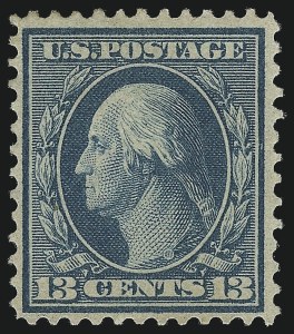 Sale 1014, Lot 1817, 1909 Washington-Franklin Bluish Paper, Incl. 4c and 8c (Scott 357-366)