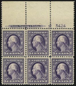 Sale 1014, Lot 1830, 1910-11 Washington-Franklin Issues (Scott 376-396)