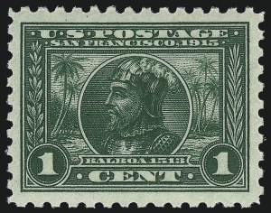 Sale 1014, Lot 1874, 1913 Panama Pacific Issue (Scott 397-404)