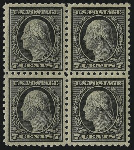 Sale 1014, Lot 1906, 1912-15 Washington-Franklin Issues (Scott 406-440)