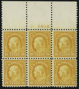 Sale 1014, Lot 1910, 1912-15 Washington-Franklin Issues (Scott 406-440)