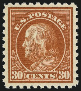 Sale 1014, Lot 1916, 1912-15 Washington-Franklin Issues (Scott 406-440)