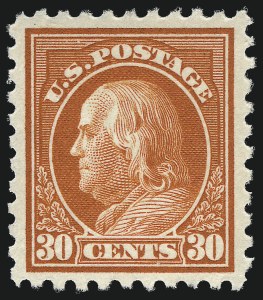 Sale 1014, Lot 1917, 1912-15 Washington-Franklin Issues (Scott 406-440)