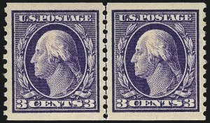 Sale 1014, Lot 1923, 1914-15 Washington-Franklin Issues (Scott 443-461)