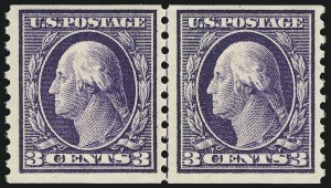 Sale 1014, Lot 1924, 1914-15 Washington-Franklin Issues (Scott 443-461)