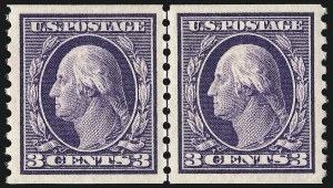 Sale 1014, Lot 1925, 1914-15 Washington-Franklin Issues (Scott 443-461)