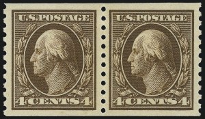 Sale 1014, Lot 1926, 1914-15 Washington-Franklin Issues (Scott 443-461)