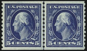 Sale 1014, Lot 1929, 1914-15 Washington-Franklin Issues (Scott 443-461)