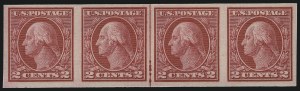 Sale 1014, Lot 1947, 1914-15 Washington-Franklin Issues (Scott 443-461)