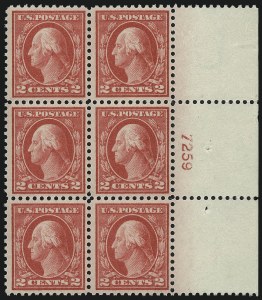 Sale 1014, Lot 1957, 1914-15 Washington-Franklin Issues (Scott 443-461)