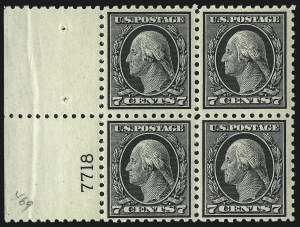 Sale 1014, Lot 1967, 1916-17 Washington-Franklin Issues (Scott 463-496)
