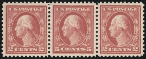 Sale 1014, Lot 1997, 1917-19 Washington-Franklin Issues (Scott 498f-524)