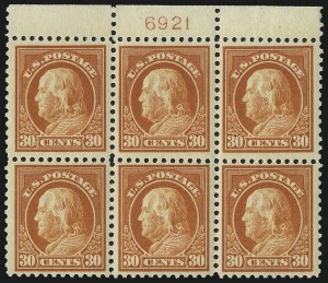 Sale 1014, Lot 2009, 1917-19 Washington-Franklin Issues (Scott 498f-524)