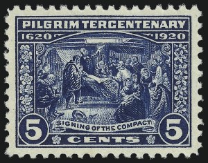 Sale 1014, Lot 2053, 1918-22 Washington-Franklin Issues, Pilgrim Issue (Scott 529-550)