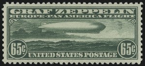 Sale 1014, Lot 2177, Air Post, Graf Zeppelin Issue (Scott C13-C15)