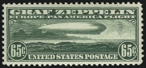 Sale 1014, Lot 2181, Air Post, Graf Zeppelin Issue (Scott C13-C15)