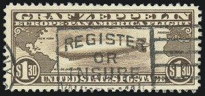 Sale 1014, Lot 2190, Air Post, Graf Zeppelin Issue (Scott C13-C15)
