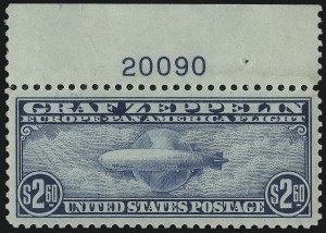 Sale 1014, Lot 2191, Air Post, Graf Zeppelin Issue (Scott C13-C15)