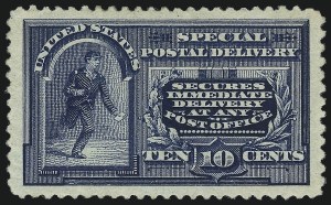 Sale 1014, Lot 2217, Special Delivery, Registration (Scott E1-E21, F1)