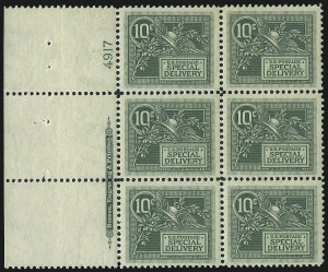 Sale 1014, Lot 2227, Special Delivery, Registration (Scott E1-E21, F1)