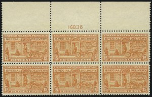 Sale 1014, Lot 2245, Special Delivery, Registration (Scott E1-E21, F1)