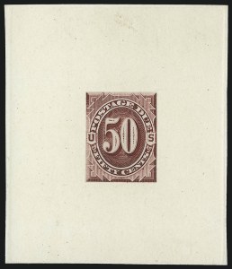 Sale 1014, Lot 2257, Postage Due Essays and Proofs