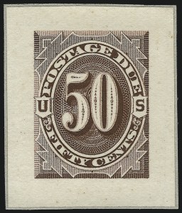Sale 1014, Lot 2259, Postage Due Essays and Proofs