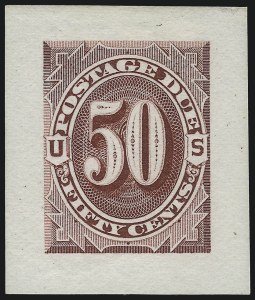 Sale 1014, Lot 2261, Postage Due Essays and Proofs