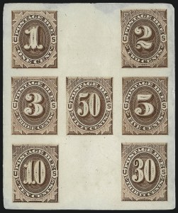 Sale 1014, Lot 2266, Postage Due Essays and Proofs