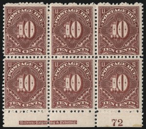 Sale 1014, Lot 2293, Postage Due (Scott J5-J36b)