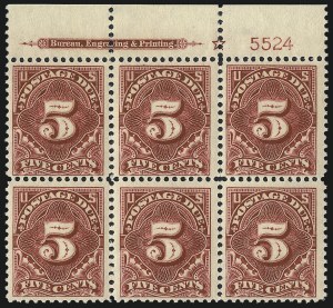 Sale 1014, Lot 2303, Postage Due (Scott J37-J89b)