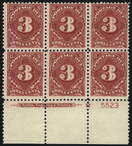 Sale 1014, Lot 2312, Postage Due (Scott J37-J89b)