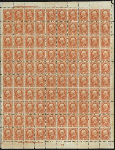 Sale 1014, Lot 2344, Officials, incl. full sheets (Scott O11-O116 var)