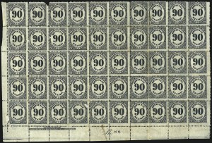 Sale 1014, Lot 2356, Officials, incl. full sheets (Scott O11-O116 var)