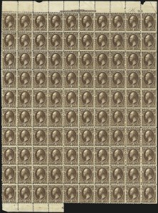 Sale 1014, Lot 2365, Officials, incl. full sheets (Scott O11-O116 var)