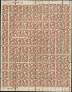 Sale 1014, Lot 2367, Officials, incl. full sheets (Scott O11-O116 var)