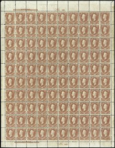 Sale 1014, Lot 2369, Officials, incl. full sheets (Scott O11-O116 var)