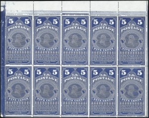 Sale 1014, Lot 2376, Newspapers & Periodicals (Scott PR5-PR125)