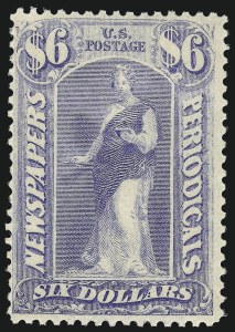 Sale 1014, Lot 2380, Newspapers & Periodicals (Scott PR5-PR125)