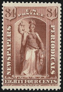 Sale 1014, Lot 2390, Newspapers & Periodicals (Scott PR5-PR125)