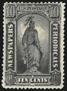 Sale 1014, Lot 2401, Newspapers & Periodicals (Scott PR5-PR125)