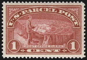 Sale 1014, Lot 2410, Parcel Post (Scott Q1-Q12)