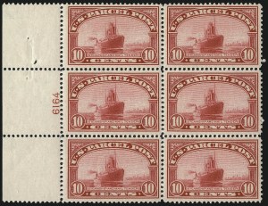 Sale 1014, Lot 2428, Parcel Post (Scott Q1-Q12)