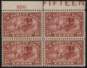 Sale 1014, Lot 2430, Parcel Post (Scott Q1-Q12)