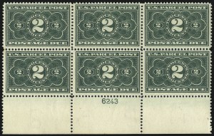 Sale 1014, Lot 2449, Parcel Post Postage Due, Special Handling (Scott JQ1-JQ5, QE1-QE4a)