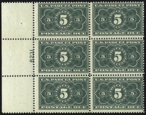 Sale 1014, Lot 2450, Parcel Post Postage Due, Special Handling (Scott JQ1-JQ5, QE1-QE4a)