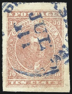 Sale 1014, Lot 2532, Confederate States Stamps