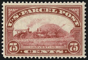 Sale 1017, Lot 1001, Parcel Post thru Special Handling (Q, JQ, QE)